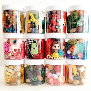 Playdough Jars, Playdough Kit, Sensory Kit, Playdough Jar, Party Favors for Kids, Birthday Favors for Kids, Goodie Bags, Play Dough Kit