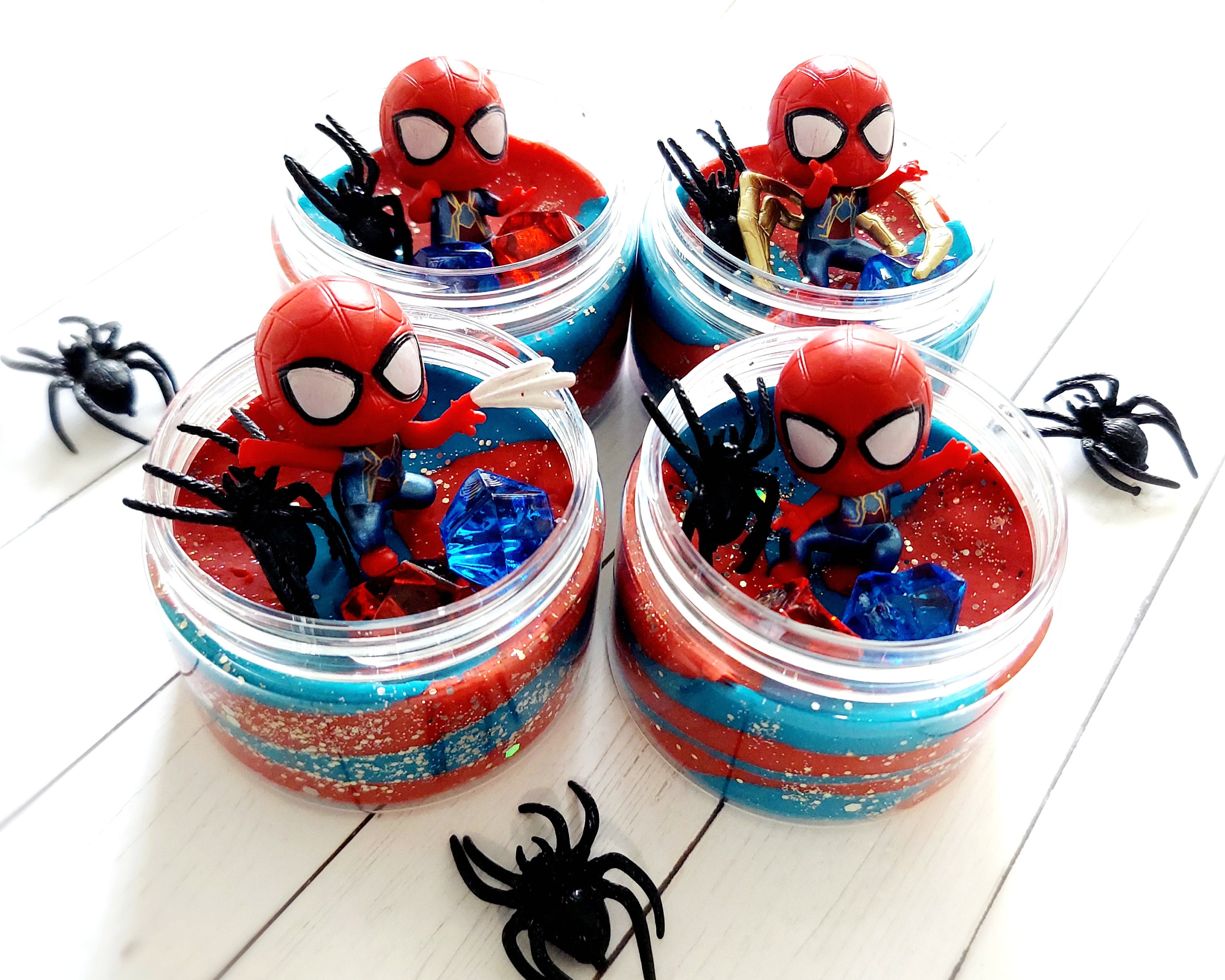 Spiderman Playdough Jar, Play Dough Jar, Sensory Kit, Play Dough Kit