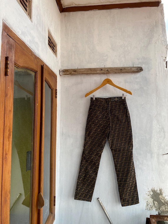 Vintage Fendi Ff Monogram Pants - Etsy display picture 1
