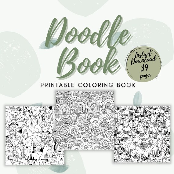 880 Doodle Coloring Pages To Print Best