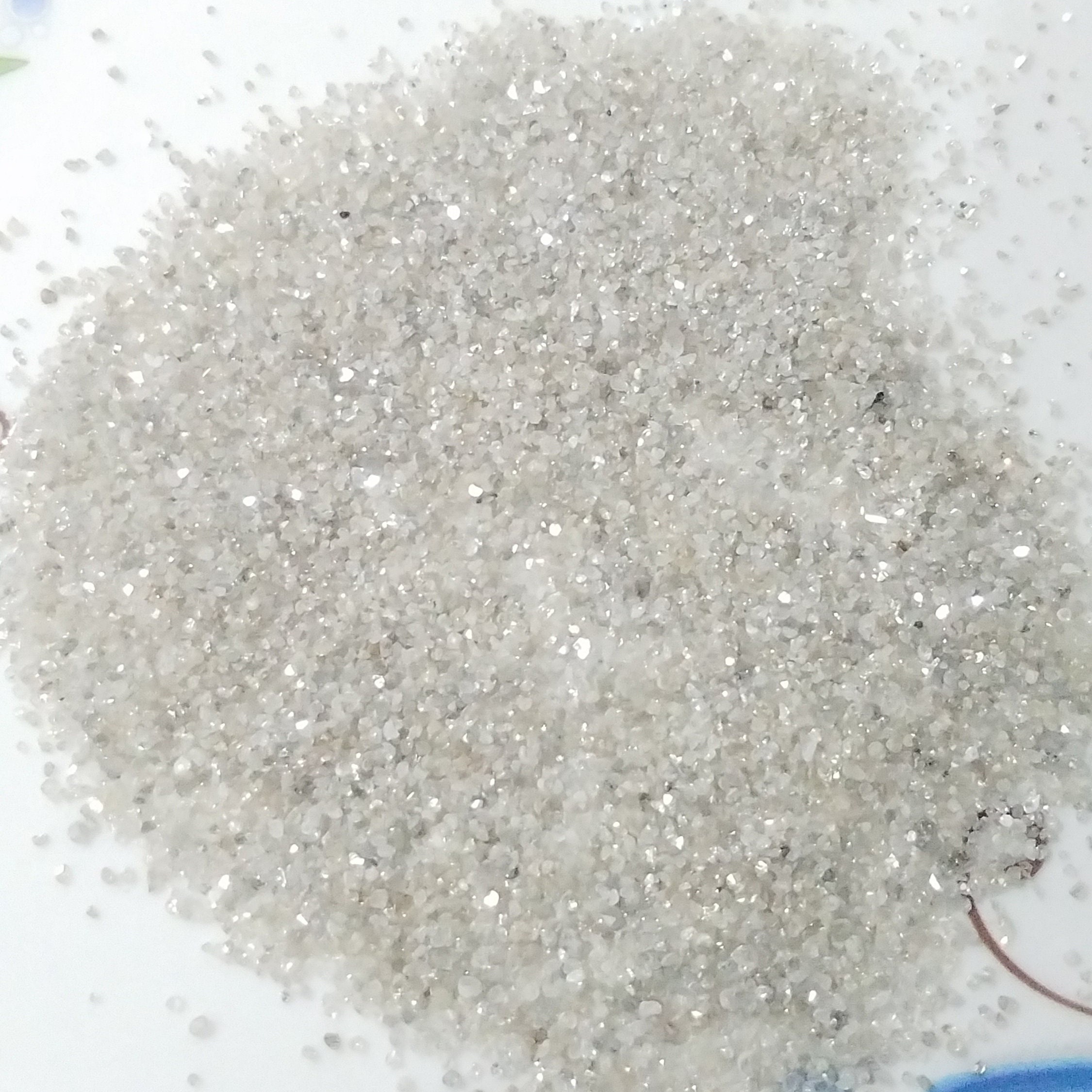 Diamond Dust 10 Cts of Natural White Diamond Dust, (faceted) Sparkly