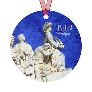 Lisbon Christmas Ornament, Lisbon Portugal Sculpture Ornament, Lisbon Portugal Christmas Gift, Lisbon Christmas, Lisbon Souvenir