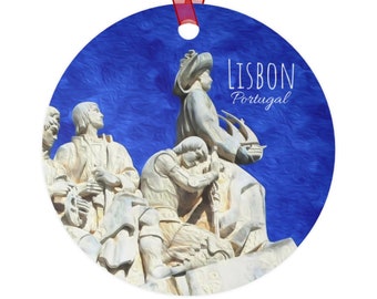 Lisbon Christmas Ornament, Lisbon Portugal Sculpture Ornament, Lisbon Portugal Christmas Gift, Lisbon Christmas, Lisbon Souvenir