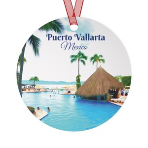 Puerto Vallarta Ornament, Puerto Vallarta Christmas, Puerto Vallarta ornament, Puerto Vallarta Christmas Ornament, Puerto Vallarta Christmas