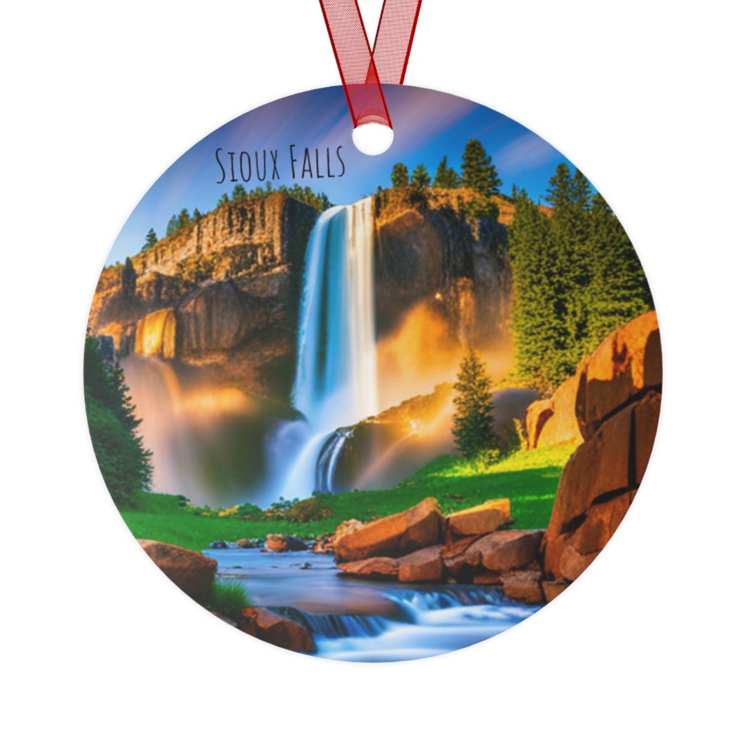 Sioux Falls Christmas Ornament, Sioux Falls South Dakota Ornament