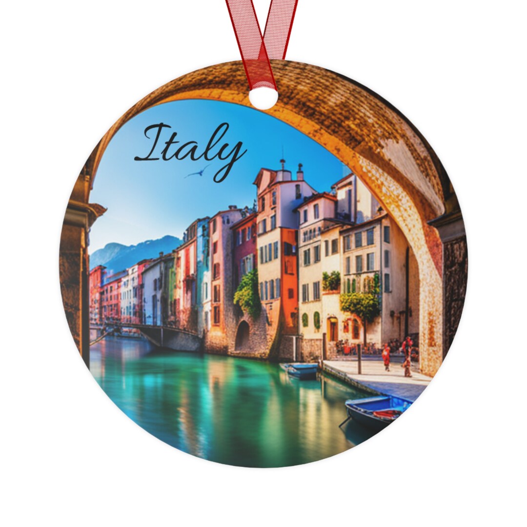 Italy Christmas Ornament, Italy Christmas Ornament, Italy Ornament