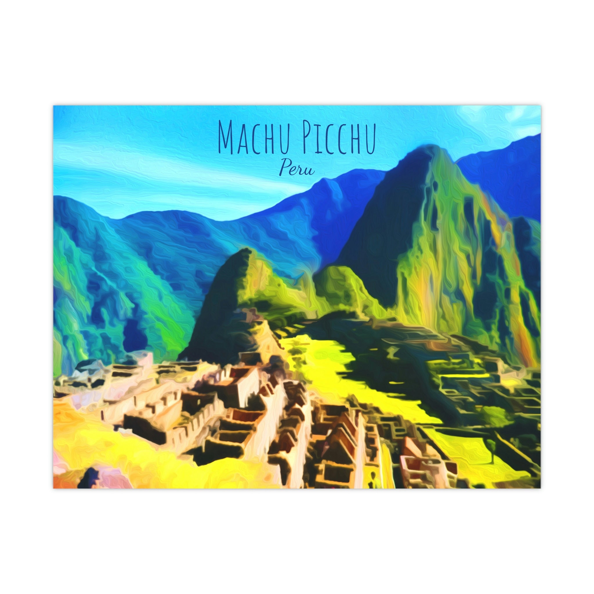 Machu Picchu Peru| Machu Picchu Peru Print| Machu Picchu Art Print ...