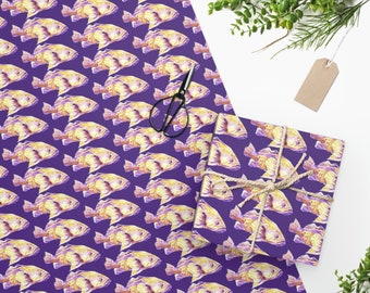 Fish Wrapping Paper| Fish Wrapping| Fish Wrapping Paper| Fish Christmas Wrapping Paper| Fish Birthday wrapping| Fish Lover| Fish gift