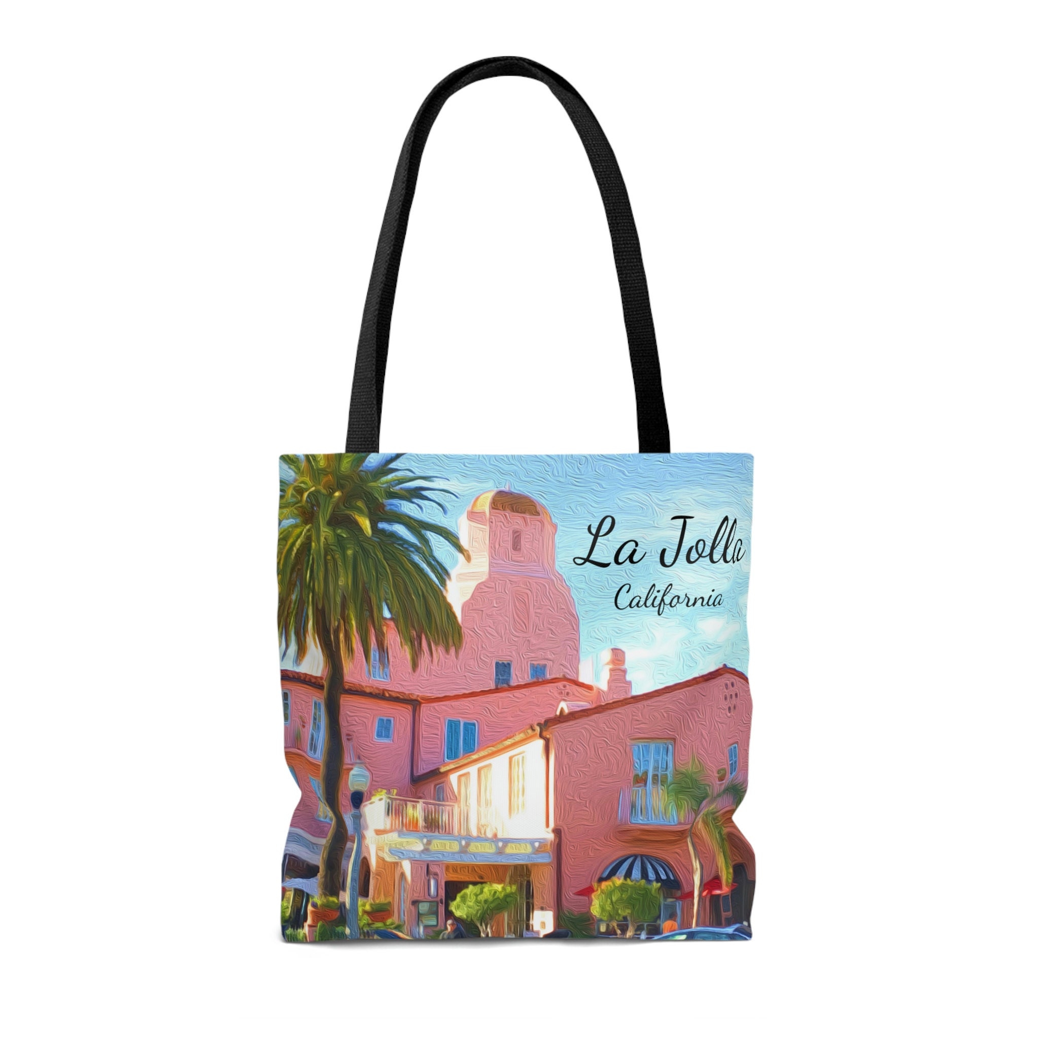 La Jolla California Bag, La Jolla La Valencia, La Jolla Gift, Reusable Bag, La Jolla Souvenir