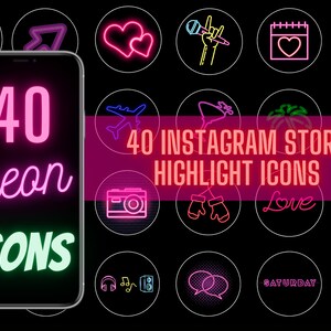 40 special instagram highlight icons, instagram highlight covers, instagram icons, influencer media kit