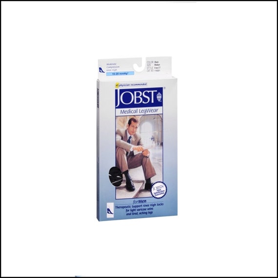 JOBST - Medical Legwear - Mens - BLACK - Knee Medium … - Gem