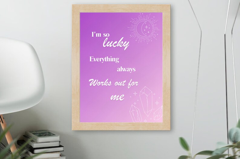Positive Affirmations Printable Wall Art - Etsy