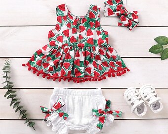 watermelon outfit 12 months