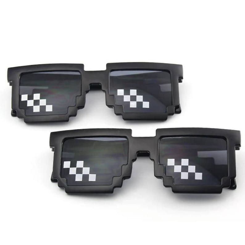 Minecraft sunglasses | Etsy