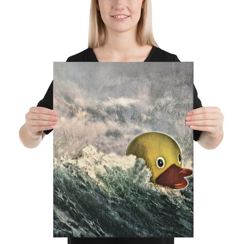 Ducking Ships 4 of 12 - U-Ducky-955 on Canvas 12”x16” or 16”x20” store