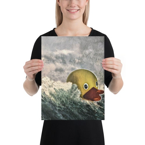 Ducking Ships 4 of 12 - U-Ducky-955 on Canvas 12”x16” or 16”x20” store