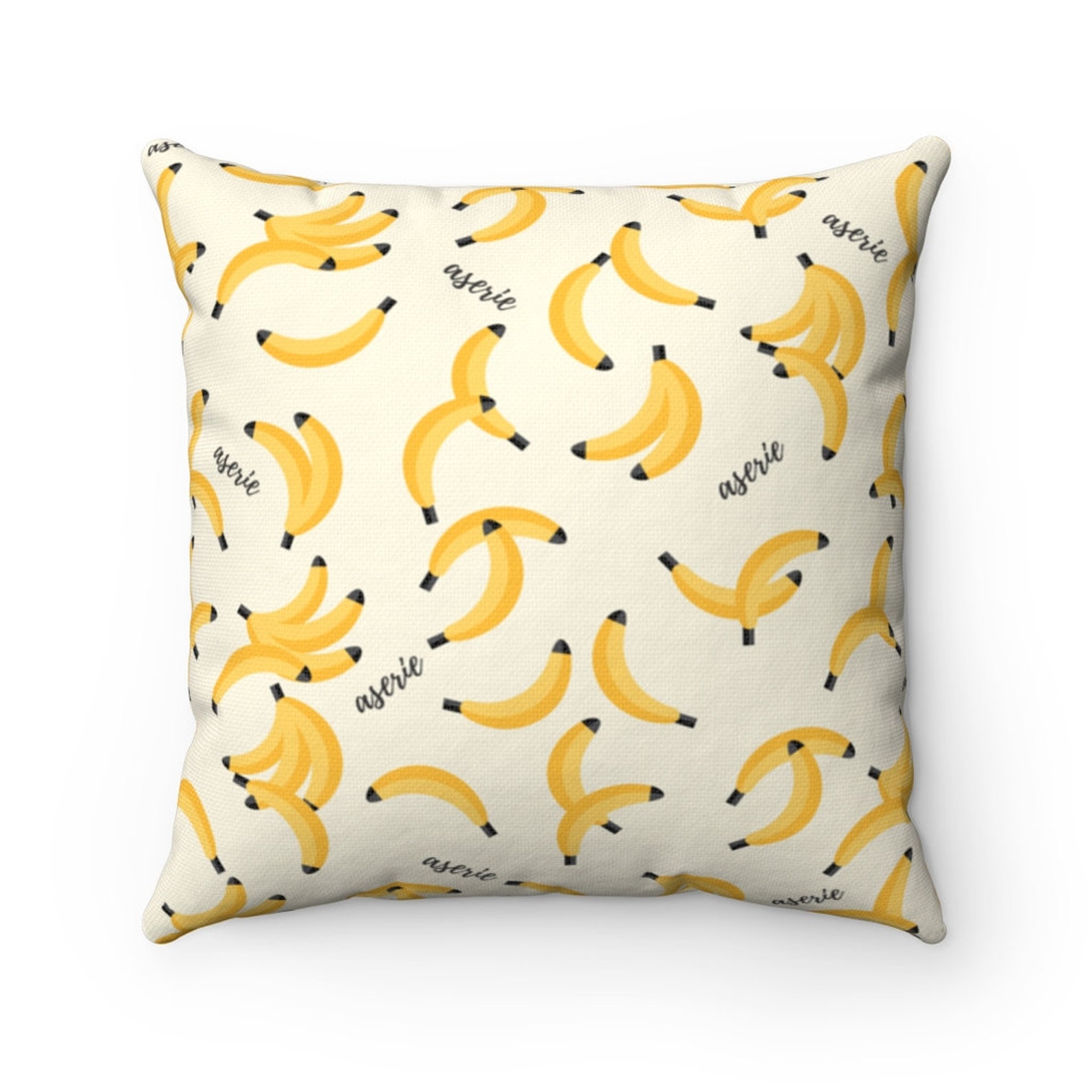 Leuchtend gelbes Bananendruck Gesponnenes Polyester | Etsy