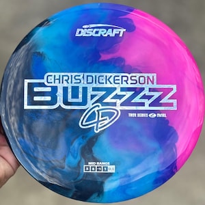 New Discraft 2025 Tour Series Z Swirl Buzzz (Chris Dickerson) - Custom Disc Dye - Midrange - 177+