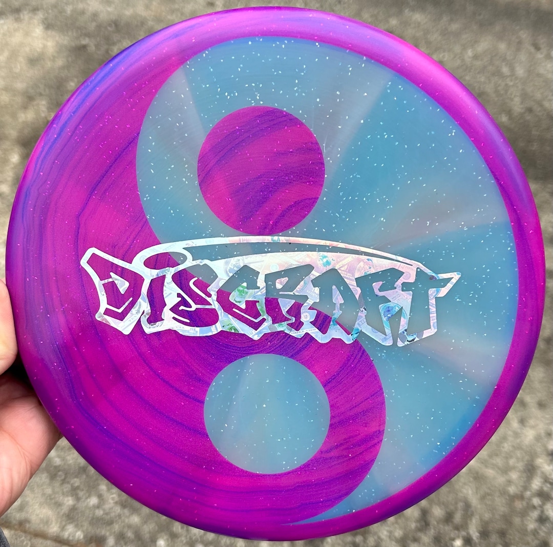 New Discraft Z FLX Swirl Sparkle Zone Custom Disc Dye Putter & Approach