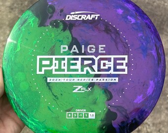 New Discraft 2024 Paige Pierce Tour Series Jawbreaker Z FLX Passion  - Custom Disc Dye - Driver - 173-4g