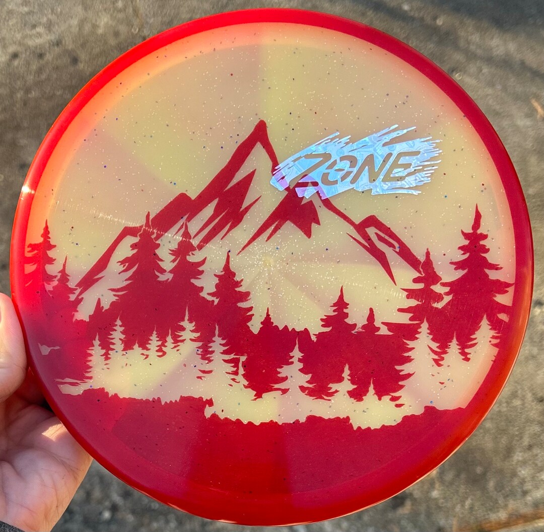 New Discraft Z FLX Swirl Sparkle Zone Custom Disc Dye Etsy