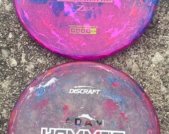 New Discraft Adam Hammes Tour Series Jawbreaker Z FLX Zone Bundle (1 dye & 1 non-dyed disc) - Custom Disc Dye - Putter and Approach