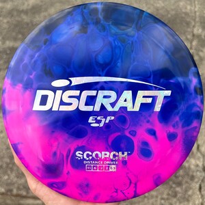 New Discraft ESP Scorch - Custom Disc Dye - Distance Driver - 167-169g - Money stamp