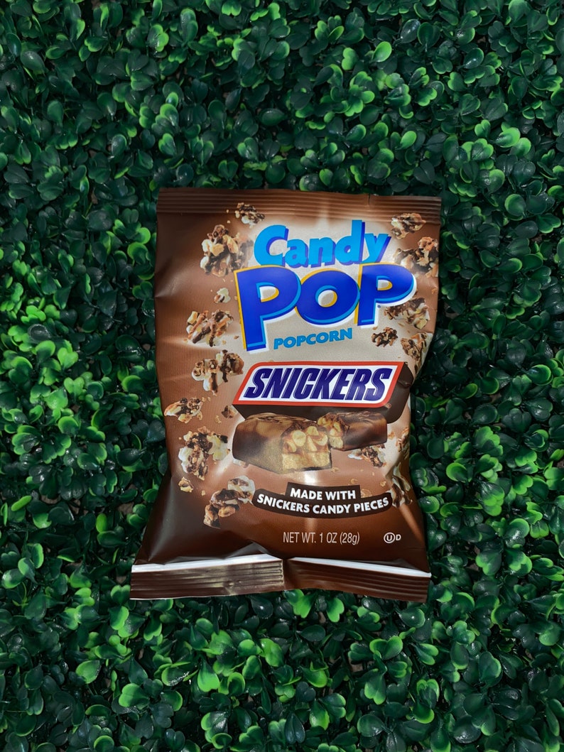 Candy pop popcorn snickers Etsy