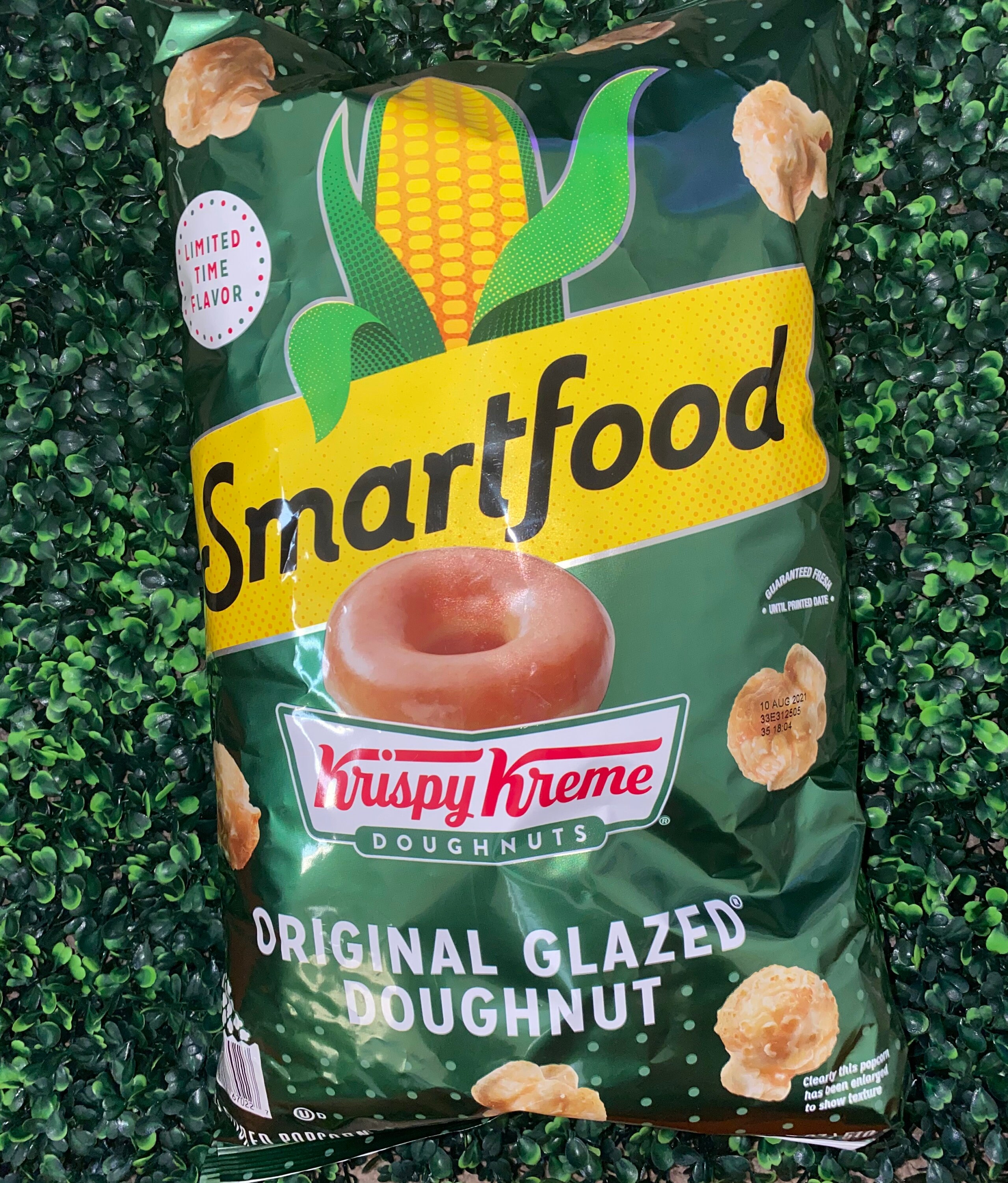 Limited edition Smartfood X Krispy Kreme Popcorn Glazed Donut Etsy