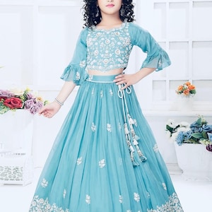 Kids Lehenga Choli Set for Special Occasions,Kids Party Wear Dress, Traditional Ethnic Wear for Girls, Kids Lehenga Choli