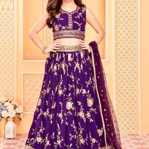 Kids Lehenga Choli Set for Special Occasions,Kids Party Wear Dress, Traditional Ethnic Wear for Girls, Kids Lehenga Choli