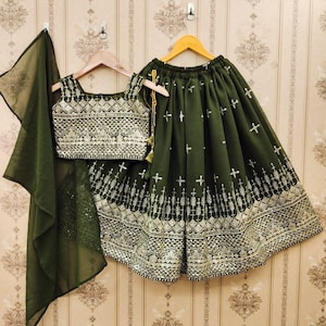 Kids Lehenga Choli Set for Special Occasions,Kids Party Wear Dress, Traditional Ethnic Wear for Girls, Kids Lehenga Choli