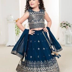 Kids Lehenga Choli Set for Special Occasions,Kids Party Wear Dress, Traditional Ethnic Wear for Girls, Kids Lehenga Choli