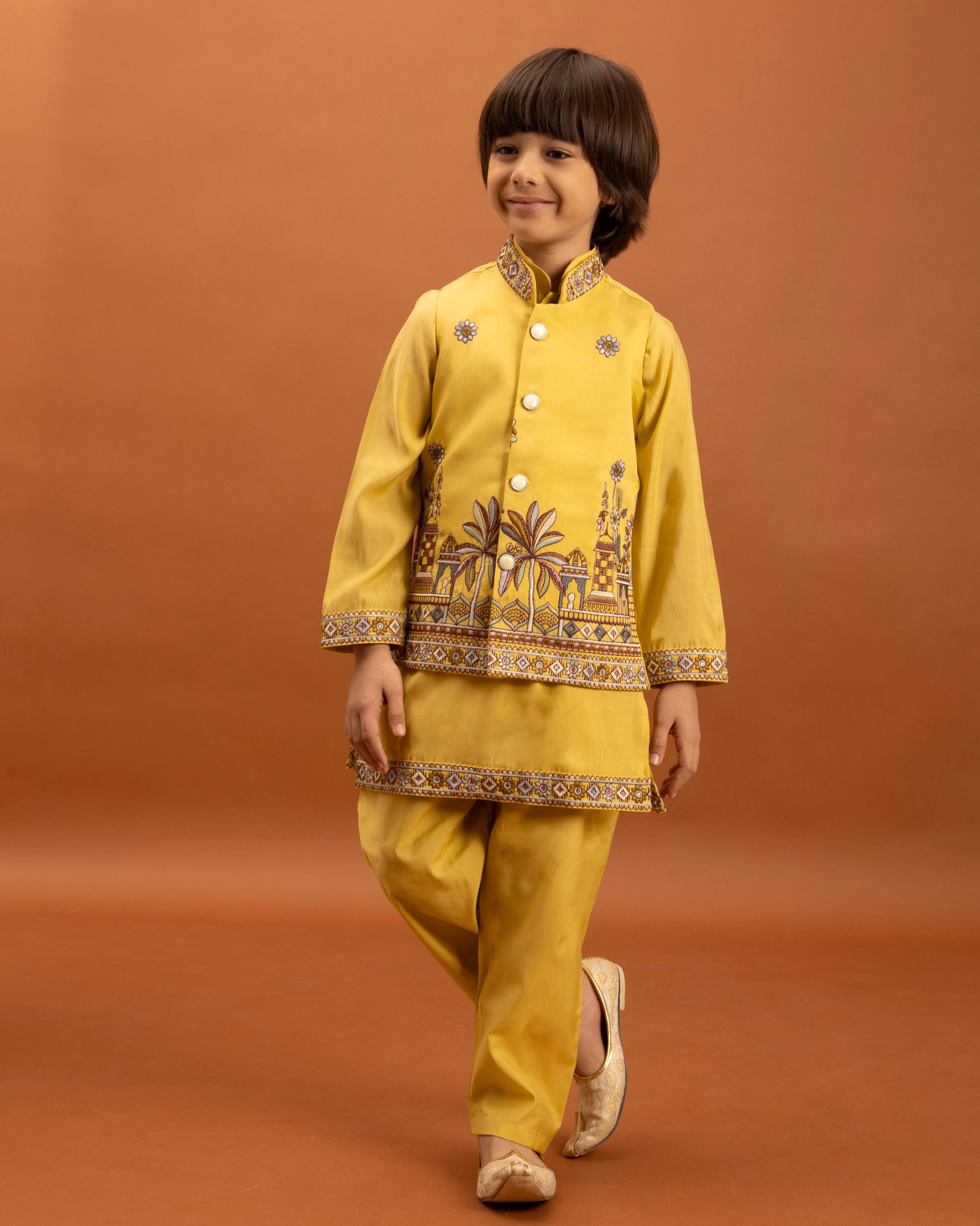 Kids Haldi Dress