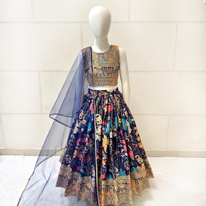 Kids Lehenga Choli Set for Special Occasions,Kids Party Wear Dress, Traditional Ethnic Wear for Girls, Kids Lehenga Choli