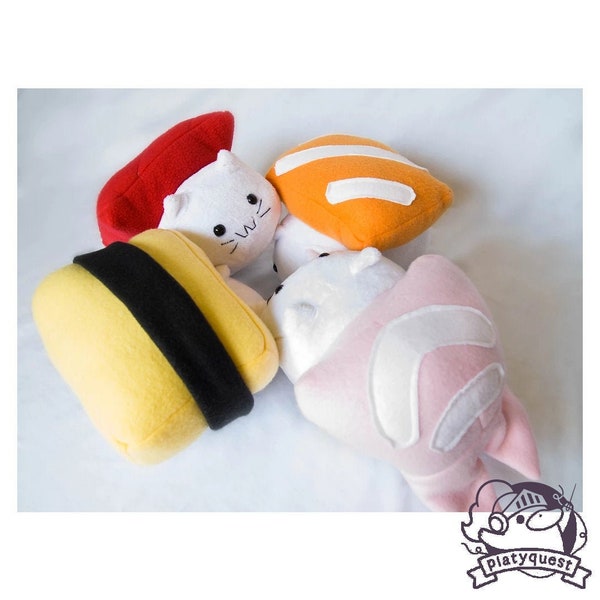 Sushi Cat Toy Etsy