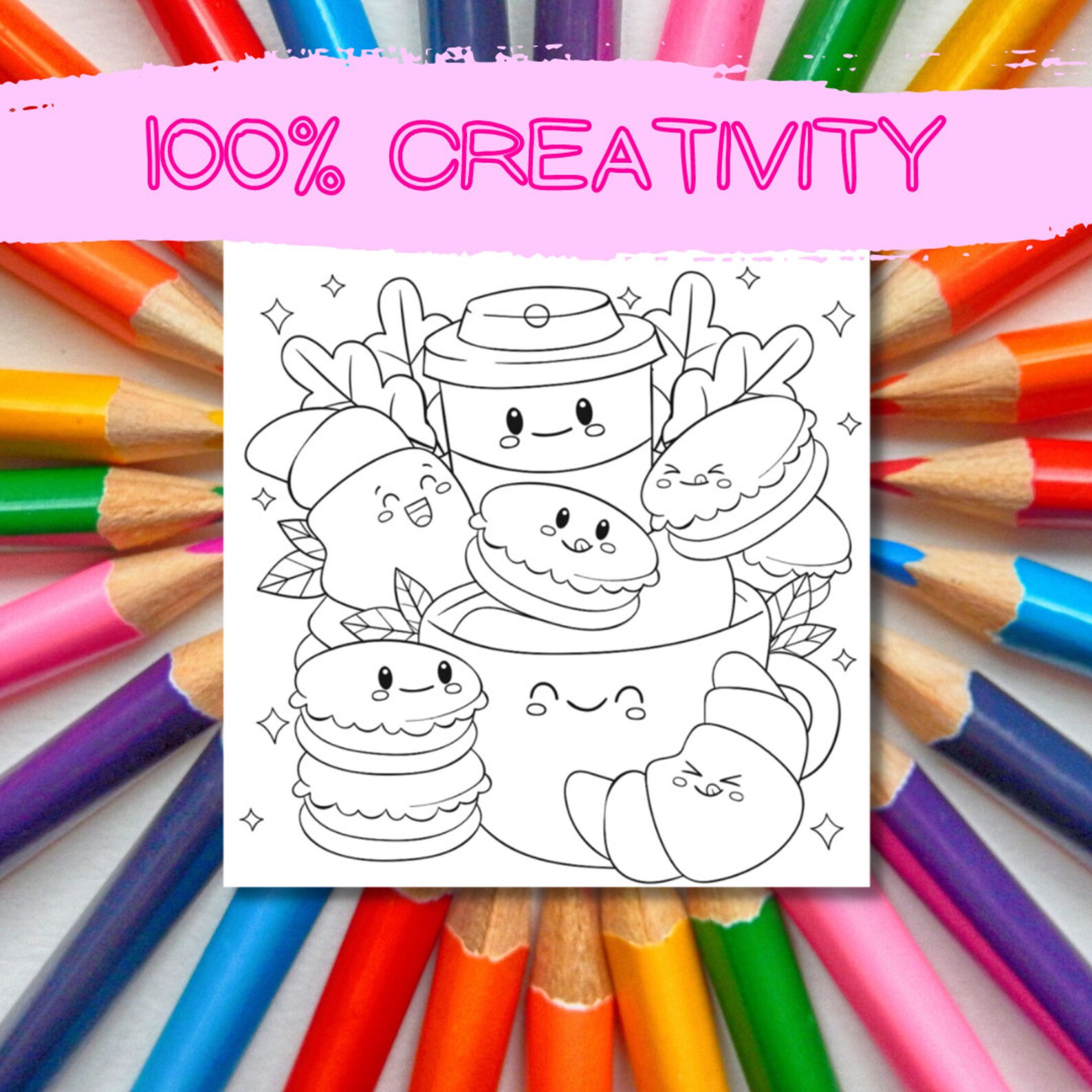 30 Cute Kawaii Coloring Pages Kawaii Coloring Pages Cute Coloring Pages ...