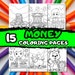 15 MONEY Coloring Pages/ Kid Coloring Pages/printable Coloring Pages ...