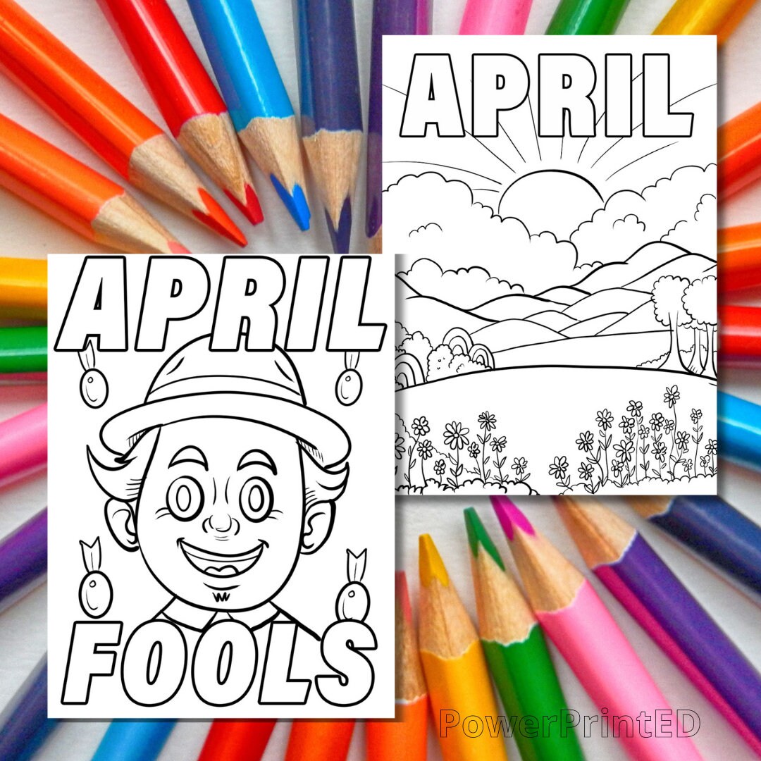 15 APRIL Coloring Pages /spring Coloring Pages/kid Coloring Pages ...