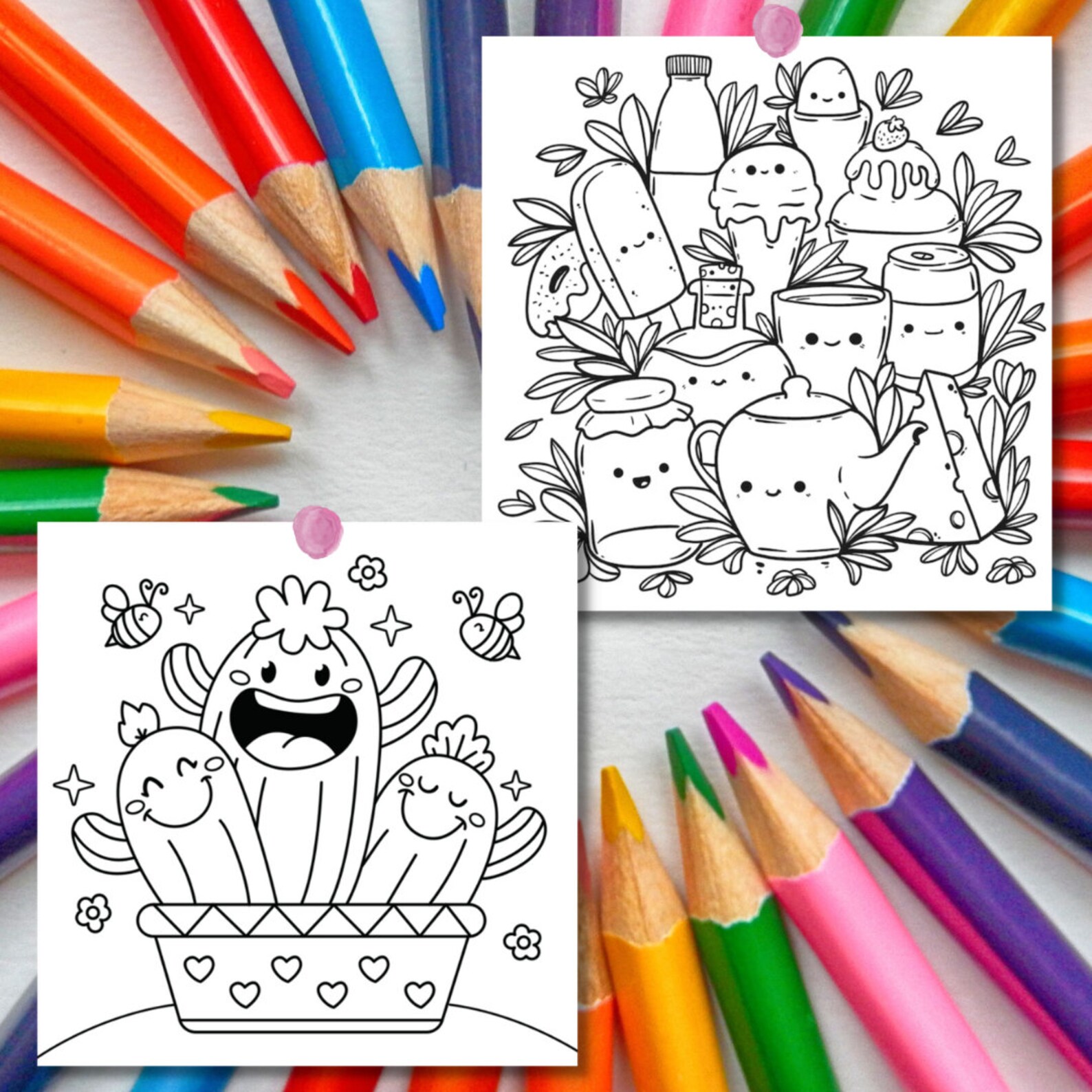 30 Cute Kawaii Coloring Pages Kawaii Coloring Pages Cute Coloring Pages ...