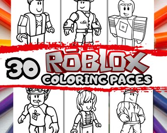 Roblox Coloring Pages for Kids, Girls, Boys - Roblox Characters