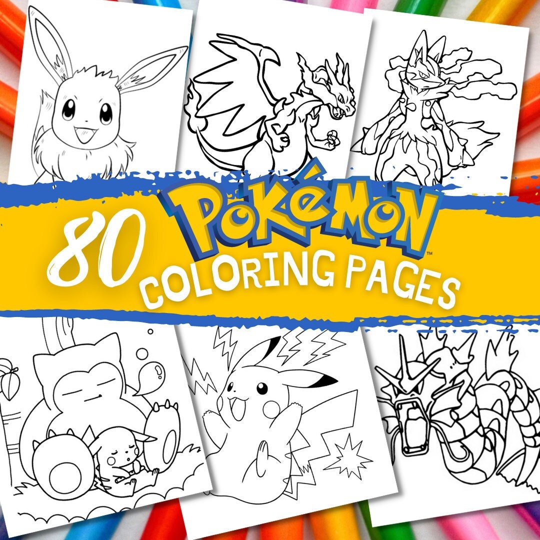 Pokemon Color By Number Printable Math Activities Coloring Pages For ...