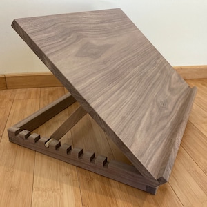 Large Walnut Tabletop Easel