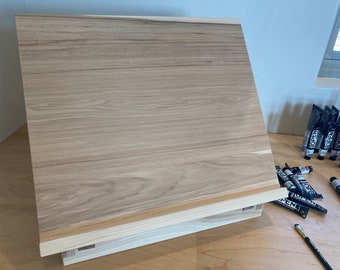 Hickory Tabletop Easel