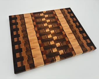 Handmade Wooden Scrap Cutting Board: Food Safe Oil Finish