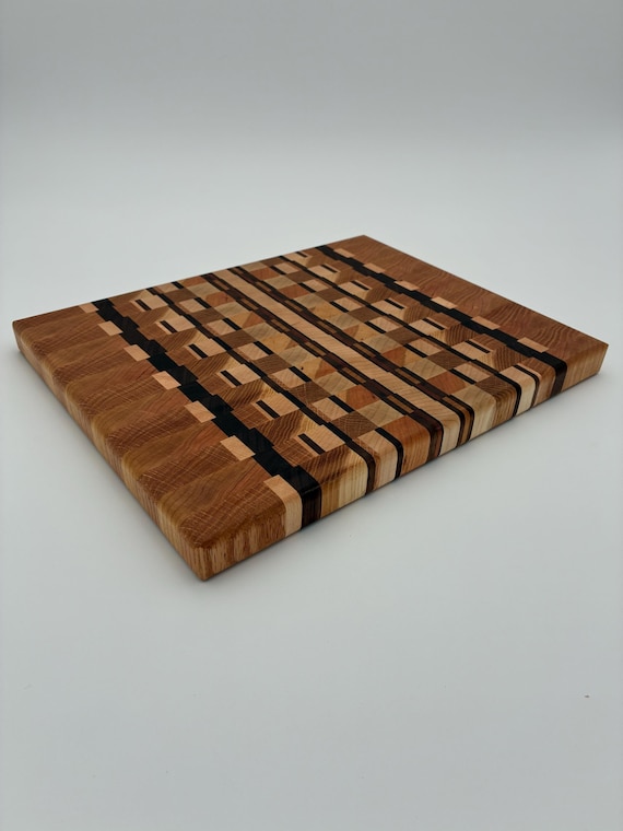 Handmade Wooden Scrap Cutting Board: Food Safe Oil Finish
