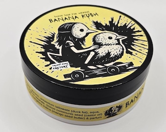 Banana Kush Duck Fat Shave Soap