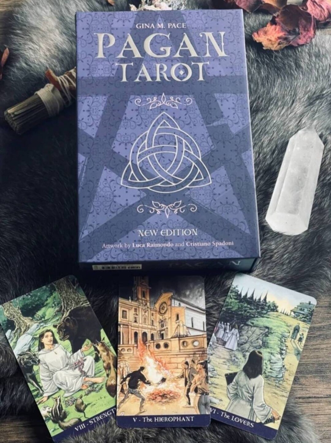 CARD DECK Pagan Tarot Deck and Guidebook Set 78 Cards & 160 ...