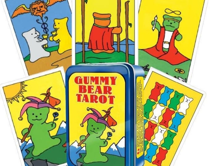 POCKET DECK!! Gummy Bear Tarot Deck and Booklet Set (78