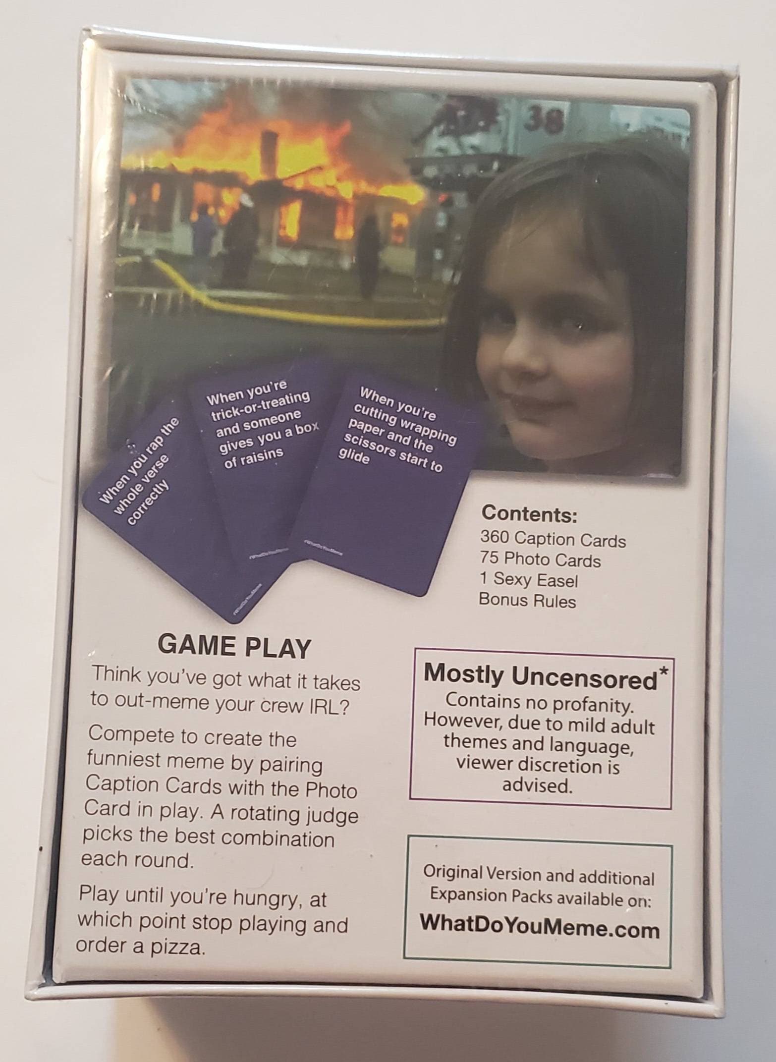 GAME!! What Do You Meme? ADULT Card Game Set (mostly Uncensored  Edition)(original Version) - Etsy